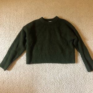 TopShop green sweater size 0-2